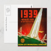 Wereldtentoonstelling San Francisco 1939 Briefkaart (Voorkant / Achterkant)