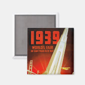Wereldtentoonstelling San Francisco 1939 Magneet (Voorkant / Achterkant)