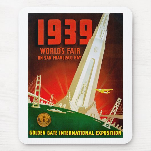 Wereldtentoonstelling San Francisco 1939 Muismat (Voorkant)