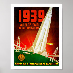 Wereldtentoonstelling San Francisco 1939 Poster