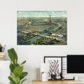 Wereldtentoonstelling van 1900 - Breedbeeld Poster (Thuiskantoor)