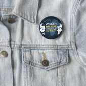 Wereldtheaterdag Ronde Button 5,7 Cm (In situ)