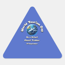 Wereldtoerismedag. 27 september sticker
