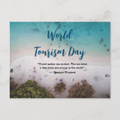 Wereldtoerismedag Briefkaart Happy Tourism Day (Voorkant)