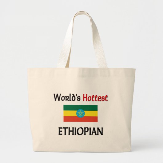 Wereldtop Ethiopië Grote Tote Bag (Voorkant)