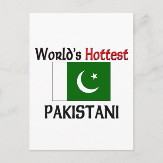 Wereldtop Pakistani Briefkaart (Voorkant)