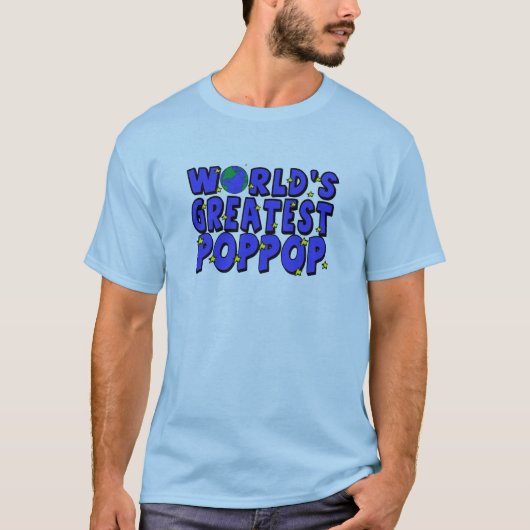Wereldtop-pop T-shirt (Voorkant)