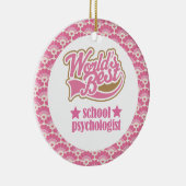 Wereldtop-schoolpsycholoog Gift Ornament (Rechts)