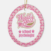Wereldtop-schoolpsycholoog Gift Ornament (Links)