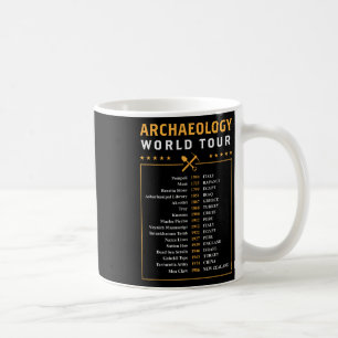Wereldtour Archeologie Archeoloog Cadeau Koffiemok