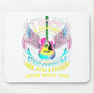 Wereldtour Autisme Ik Rock Het Spectrum Moeder Inc Muismat