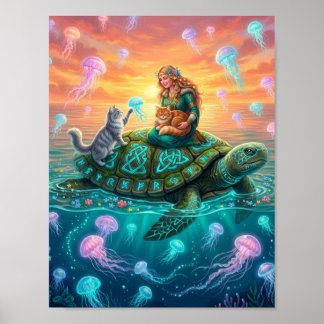wereldtourschildpad poster