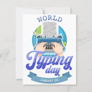 Wereldtypedag Briefkaart
