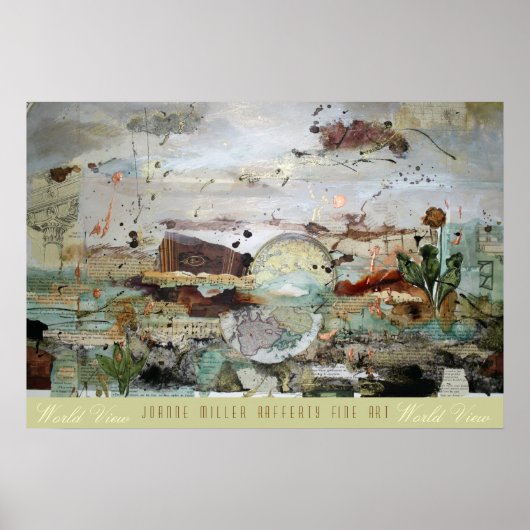 WereldUitzicht Poster (Voorkant)