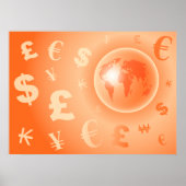 Wereldvaluta Poster (Voorkant)