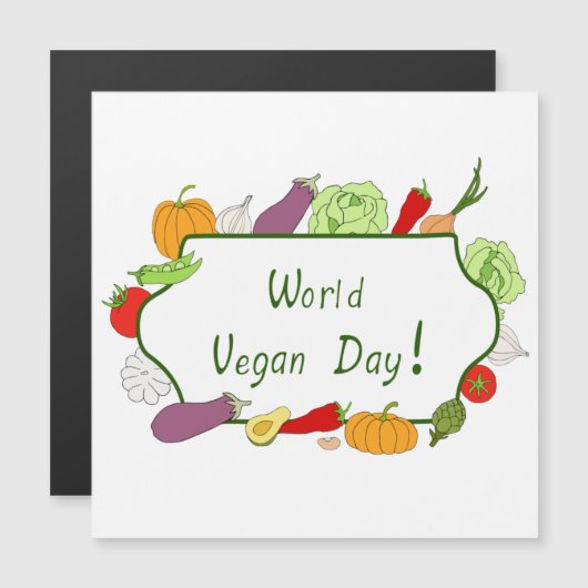 Wereldvegetarisch daglicht (Voorkant / Achterkant)