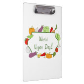 Wereldvegetarisch daglicht klembord (Rechts)