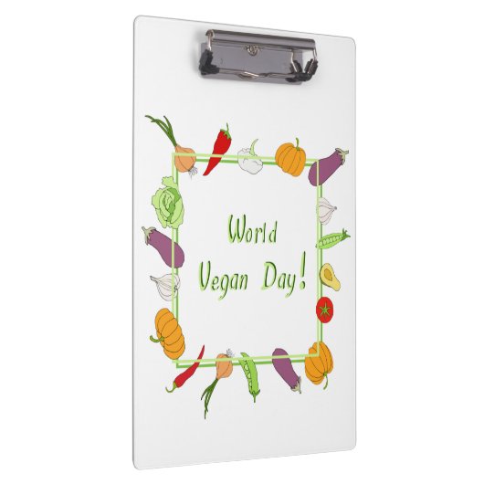 Wereldvegetarisch daglicht klembord (Rechts)