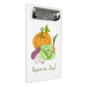 Wereldvegetarisch daglicht mini klembord (Schuin)