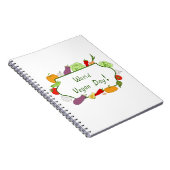 Wereldvegetarisch daglicht notitieboek (Rechterzijde)