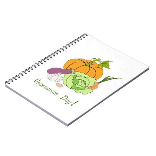 Wereldvegetarisch daglicht notitieboek (Linkerzijde)