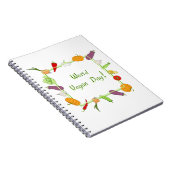 Wereldvegetarisch daglicht notitieboek (Rechterzijde)