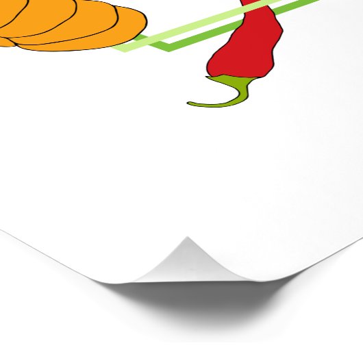 Wereldvegetarisch daglicht perfect poster (Hoek)