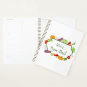 Wereldvegetarisch daglicht planner (Display)