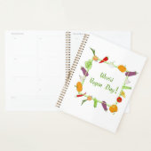 Wereldvegetarisch daglicht planner (Display)