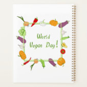 Wereldvegetarisch daglicht planner (Achterkant)