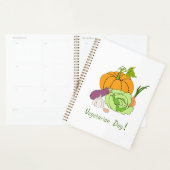 Wereldvegetarisch daglicht planner (Display)