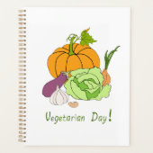 Wereldvegetarisch daglicht planner (Voorkant)