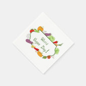 Wereldvegetarisch daglicht servet (Hoek)