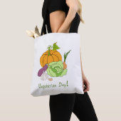 Wereldvegetarisch daglicht tote bag (Dichtbij)