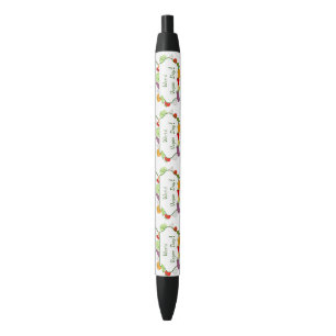 Wereldvegetarisch daglicht zwarte inkt pen