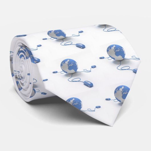 Wereldverbinding Stropdas (Opgerold)