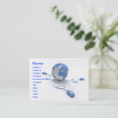 Wereldverbinding Visitekaartje (Staand voorkant)