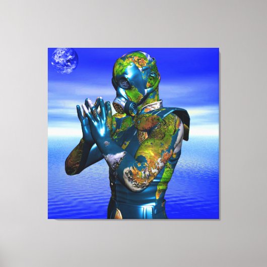 Wereldvervuiling Canvas Afdruk (Voorkant)