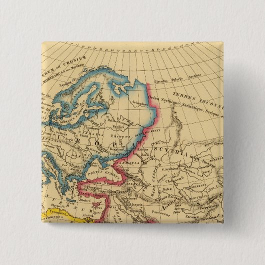 Wereldveteranen Vierkante Button 5,1 Cm (Voorkant)