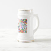 Wereldvlaggen Bierpul (Voorkant rechts)