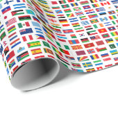 Wereldvlaggen Cadeaupapier (Rol Hoek)