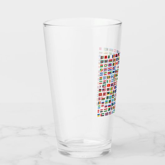 Wereldvlaggen Glas (Rechts)
