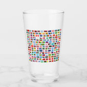 Wereldvlaggen Glas (Voorkant)