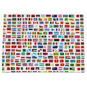 Wereldvlaggen Groot Cadeauzakje (Voorkant)