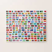 Wereldvlaggen Legpuzzel (Horizontaal)