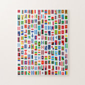 Wereldvlaggen Legpuzzel (Verticaal)