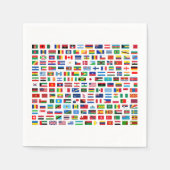 Wereldvlaggen Servet (Voorkant)