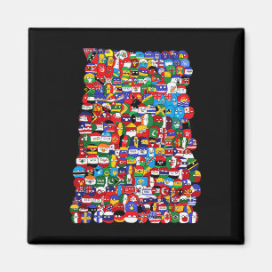 Wereldvlaggen van landen magneet