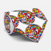 Wereldvlaggen - Verenigd Koninkrijk, Verenigde Sta Stropdas (Opgerold)