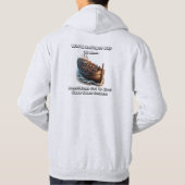 Wereldvluchtelingendag. Show enig respect. Hoodie (Achterkant)